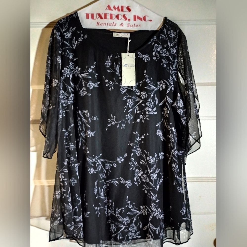 Sese Code 2XL double layered women's blouse (Rox303)